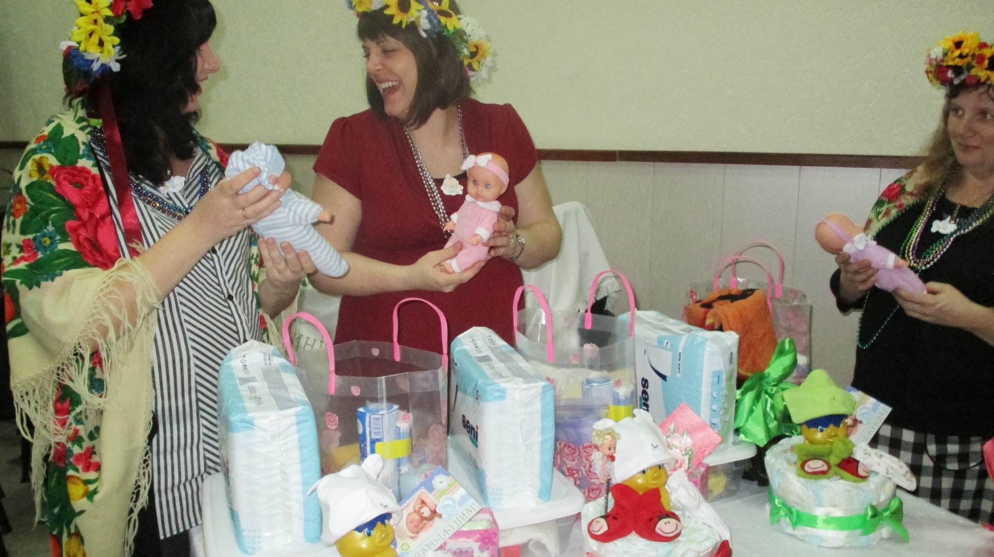 "Baby shower" для Дженни, Лили и Тани