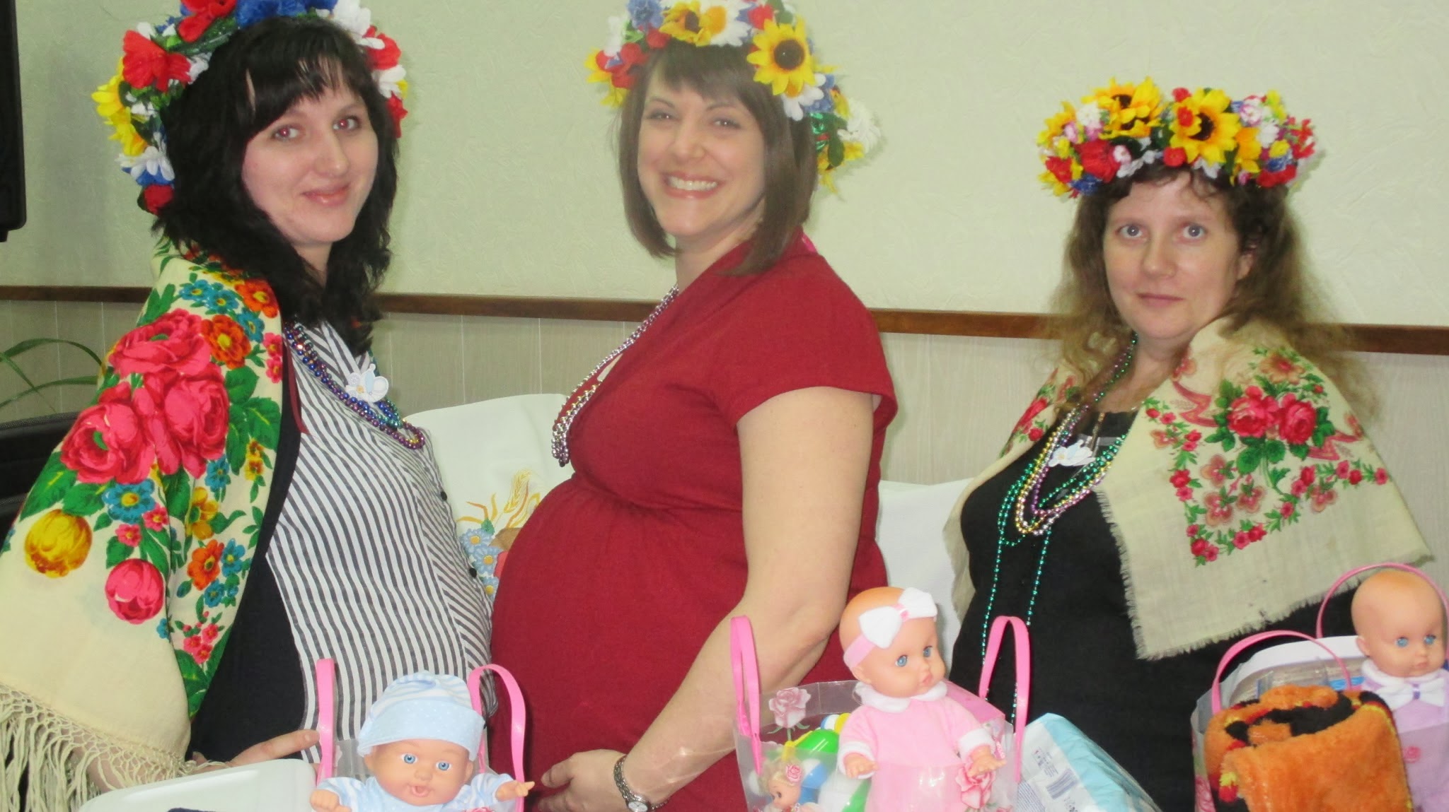 "Baby shower" для Дженни, Лили и Тани 